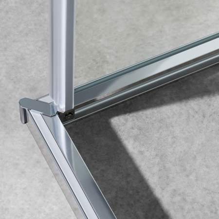 Душевой уголок Vincea Slim-U VSS-2SU8010CL, 1000*800, хром, стекло прозрачное