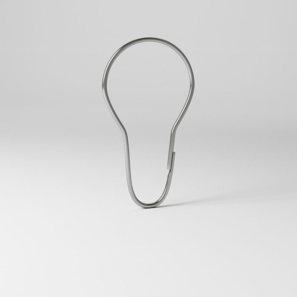 Набор колец для шторы в ванную комнату Iddis, хром RINMCH0i15