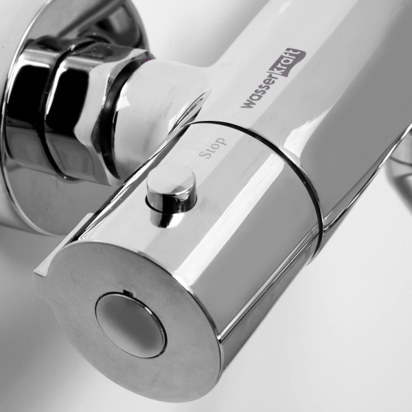 Berkel 4822L Thermo Термостатический смеситель для ванны WasserKRAFT с длинным изливом