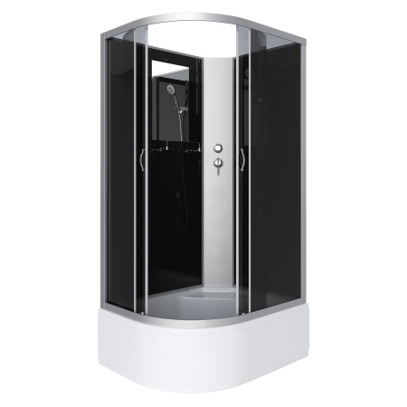 Душевая кабина Niagara Classic NG-2510-14RBK 120х80х200, высокий поддон 40 см, стекло тонированное