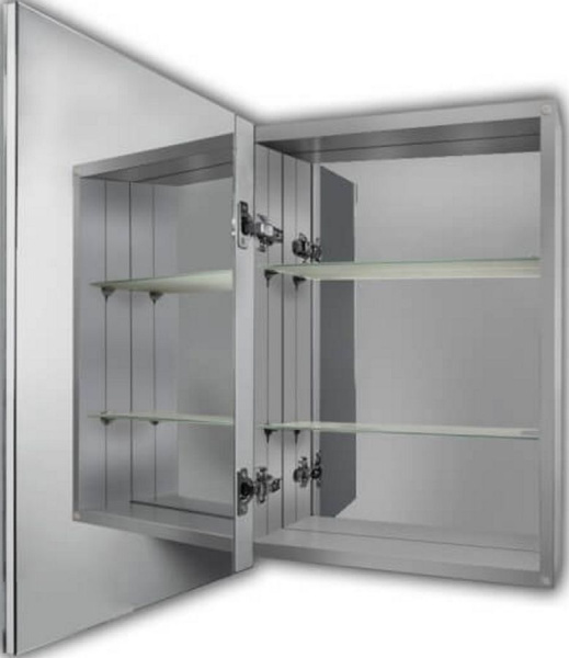 Зеркало-шкаф Bemeta Hotel 40 127401729 хром матовый