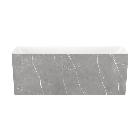 Акриловая ванна в наборе 3 в 1: отдельностоящая ванна, ножки, экран Wellsee Pure BY Wellsee 230705000