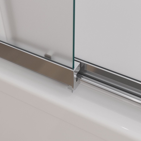 Душевая шторка на ванну CEZARES SLIDER-VF-11-100/150-P-Cr
