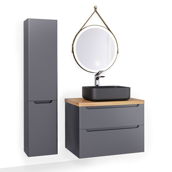 Столешница под раковину Jorno Wood 80 Wood.06.80/LW cветлое дерево