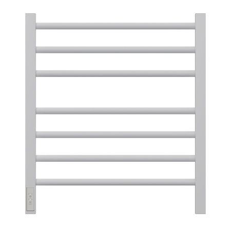 Полотенцесушитель электрический Point PN70756W П7 500x600, диммер слева, белый