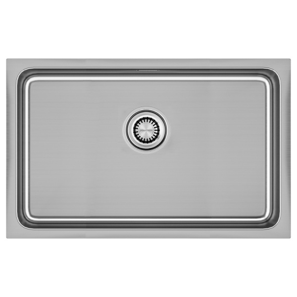 Мойка нерж. сталь VISTA 74, PM307444-BS, брашированная нерж.сталь, 740х440мм, Paulmark