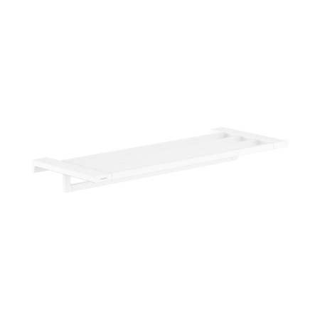 Hansgrohe AddStoris Полка для полотенец с держателем белый матовый 41751700
