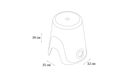 Корзина для белья 2в1 Fixsen Wendy FX-7073-93 оранжевая