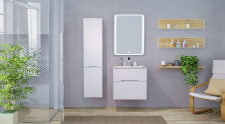 Зеркало Jorno Modul 65 Mоl.02.60/W с подсветкой с сенсорным выключателем