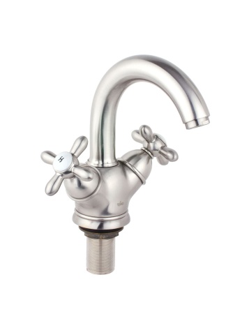 Смеситель для раковины TIMO Ritz 0141FN silver, матовый хром