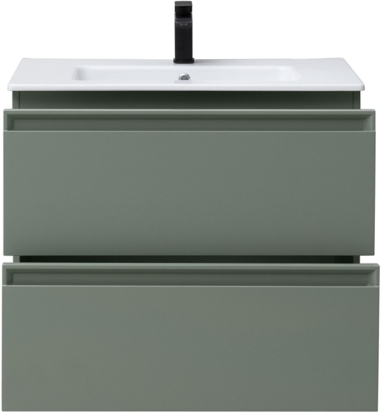 Тумба с раковиной Allen Brau Eclipse 80 1.E1002.CGM олива матовый