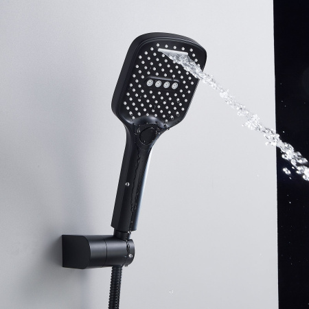 Душевая система встраиваемая Shevanik S4135H, черный