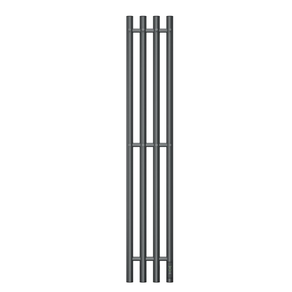 Полотенцесушитель электрический REFLEXION Намиб RXT0211018GF 1100x180 с крючками, графит металлик