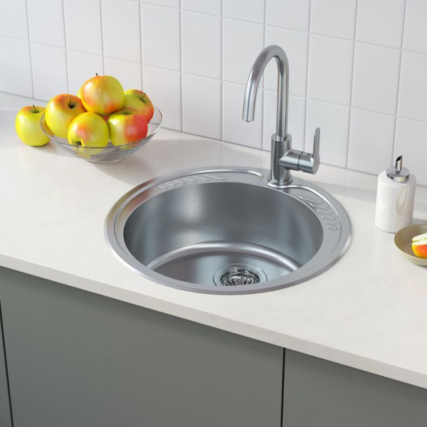 Мойка кухонная из нержавеющей стали IDDIS Suno SUN51S0i77
