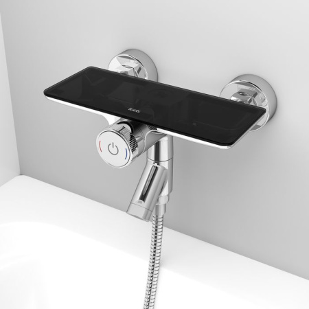 Смеситель для ванны IDDIS Shelfy с управлением Push Control SHESBBTi02WA