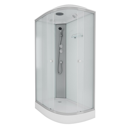 Душевая кабина Niagara Eco E120/80/13L/MT (120х80х215) низкий поддон(13см),стекло матовое,