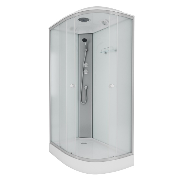 Душевая кабина Niagara Eco E120/80/13L/MT (120х80х215) низкий поддон(13см),стекло матовое,