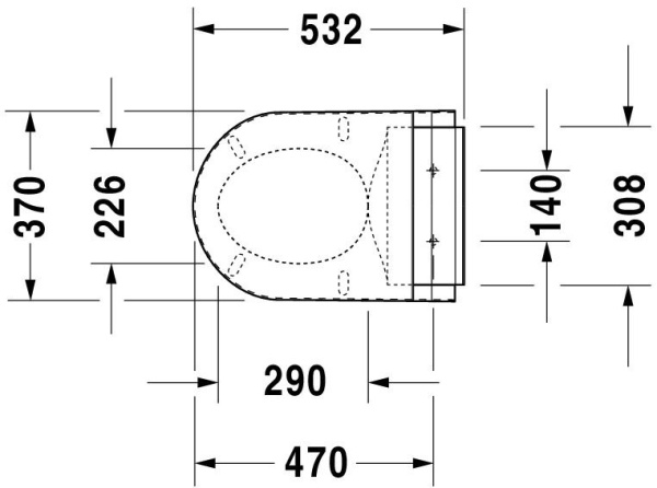 Сиденье для унитаза с душем Duravit SensoWash Starck 610001002000300
