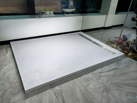 Душевой поддон с сифоном WeltWasser WW TRS 14080 STONE-WT
