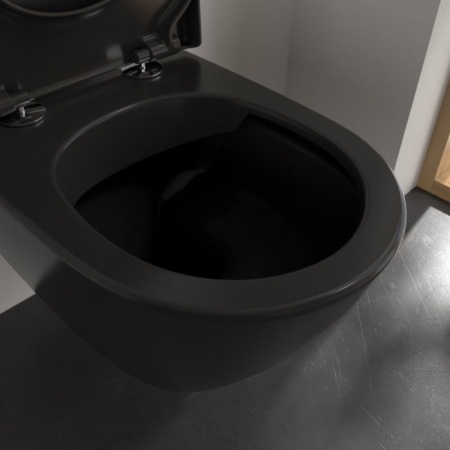 Унитаз Villeroy & Boch Subway 2.0, подвесной, открытый смыв, DirectFlush, 5614R0R7