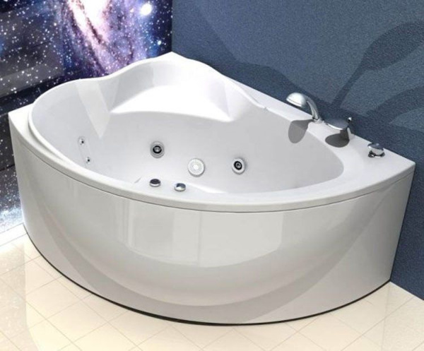 Акриловая ванна Aquatek Альтаир 160x120 ALT160-0000067 левая вклеенный каркас