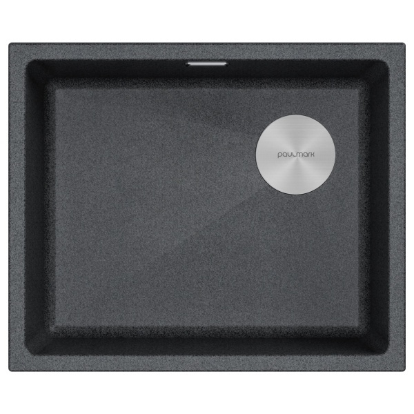 Мойка LUMI 55UNI-SKEW, IT-GRANIT, LU55SK-DG, графит, 555х440, Paulmark