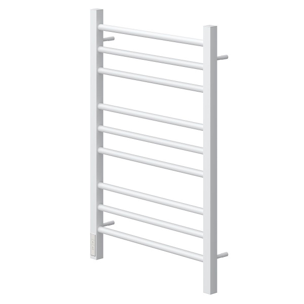 Полотенцесушитель электрический Point PN70758W П9 500x800, диммер слева, белый