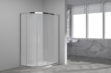 Душевой уголок Vincea Garda VSJ-1G129CL, 1200*900, хром, стекло прозрачное