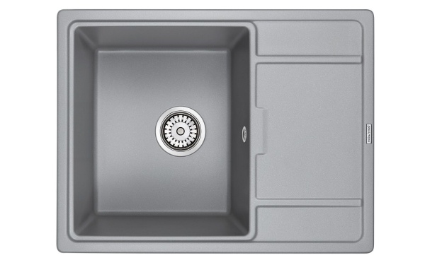 Мойка FLUGEN 50-650, IT-GRANIT, PM216550-GRM, серый металлик, 650х500 мм, Paulmark