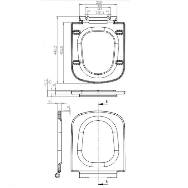 Сиденье для унитаза COLOUR DPL EO, S-DS-COL-DL-t