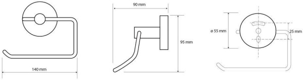 Держатель туалетной бумаги Bemeta White 104112044