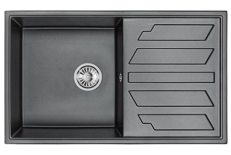 Мойка для кухни Granula 8601 шварц, 86х50 см, прямоугольная