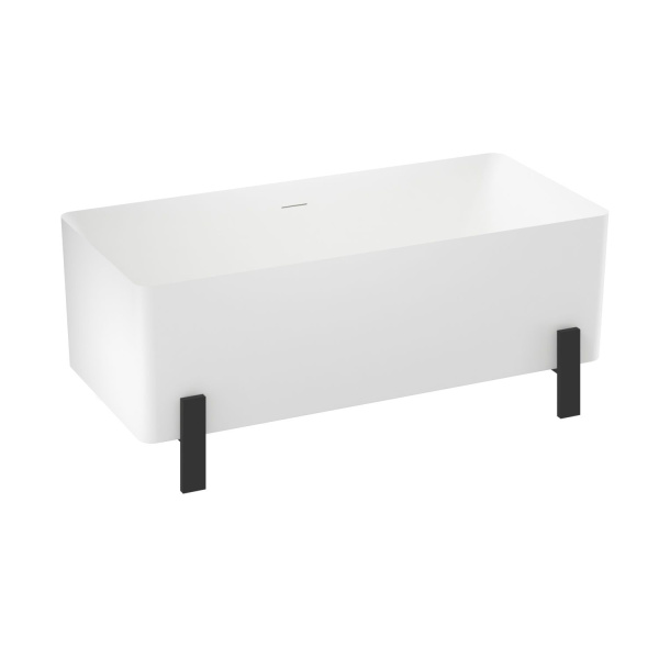 Акриловая ванна в наборе 3 в 1: отдельностоящая ванна, экран, декоративные ножки Wellsee FR.Euphoria 230101001