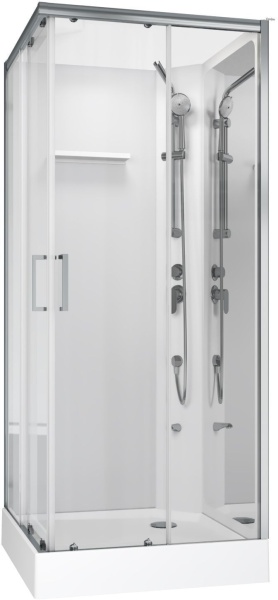 Душевая кабина Aquanet Passion S 2.0 90x90, прозрачное стекло