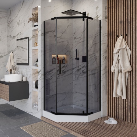 Душевой уголок Niagara Eco NG-010-14DT (1000х1000х1950) низкий поддон