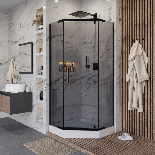 Душевой уголок Niagara Eco NG-010-14DT (1000х1000х1950) низкий поддон