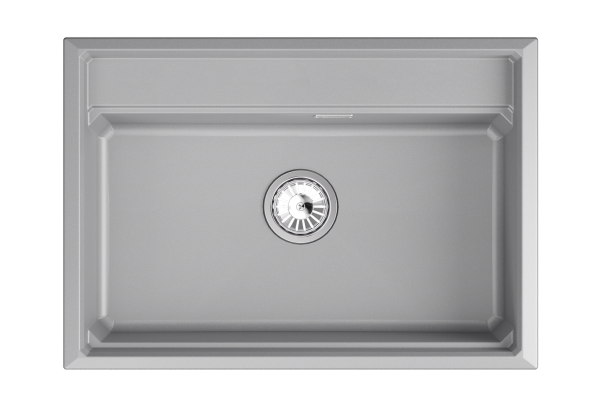 Мойка для кухни Granula Kitchen Space 7301i алюминиум, 73х51 см, прямоугольная