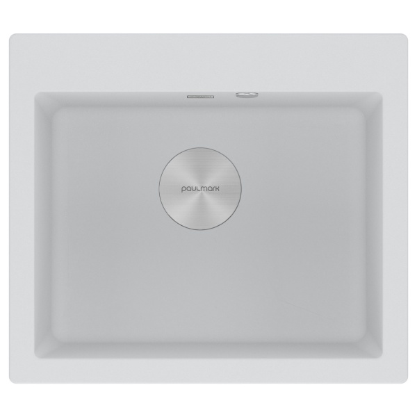 Мойка KANTE 60, IT-GRANIT, PM106052-WH, белый, 600х520 мм, Paulmark