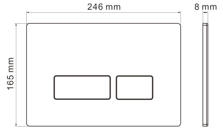 Комплект 6 в 1 RoxenBath StounFix Dual Fresh 966626  (состоит из: 710200, Caspia 410280BG, 530185-01)