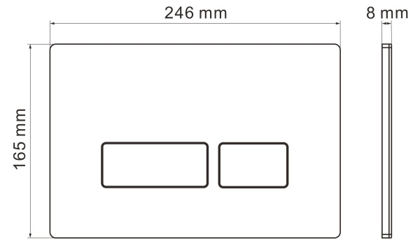 Комплект 6 в 1 RoxenBath StounFix Dual Fresh 968330  (состоит из: 710200, Caspia 410280DG, 530205-01)