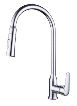 Смеситель для кухни Bravat Arden F7362395CP-ENG с вытяжным изливом