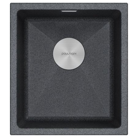 Мойка LUMI 41UNI, IT-GRANIT, LU41-DG, графит, 410х460, Paulmark