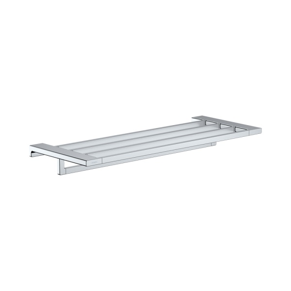 Hansgrohe AddStoris Полка для полотенец с держателем черный матовый 41751670