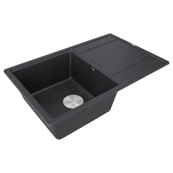 Мойка FLUGEN 50-780, IT-GRANIT, PM217850-BL, черный гранит, 780х500 мм, Paulmark
