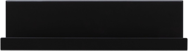 Полка Aquanet Магнум 30x80 черная матовая, открытая