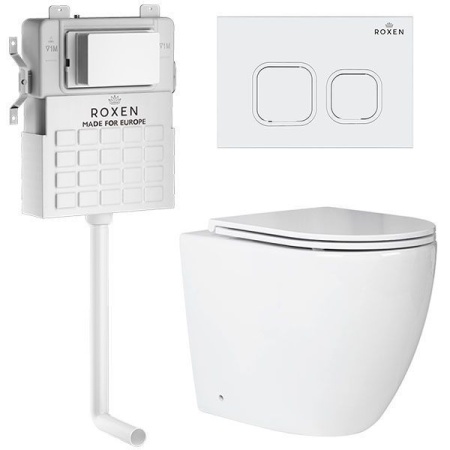 Комплект 5 в 1  RoxenBath Attach 966929 (состоит из: 710215, Santi 410280W; 650185-01)
