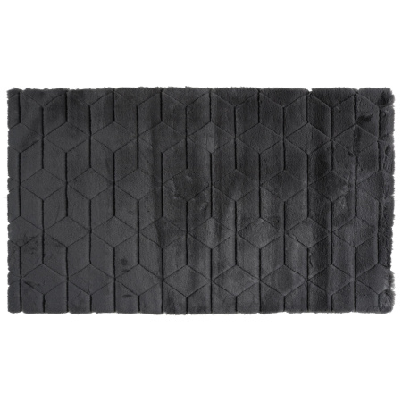 Коврик для ванной 1-ый Fixsen DIAMONT, FX-9050V, графит, 70х120 см