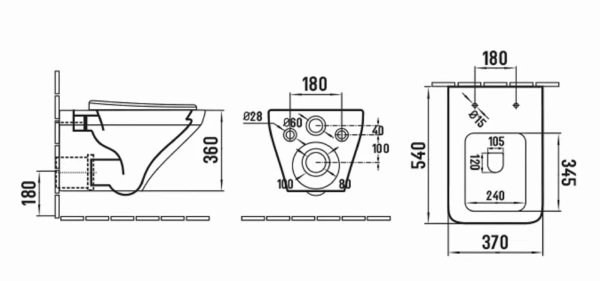Унитаз подвесной SL-5003