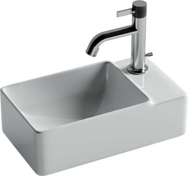 Умывальник Ceramicanova чаша накладная прямоугольная Element 605x375x145мм