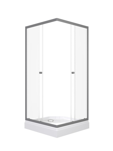 Душевое ограждение Triton Вента-Графит 100*100
